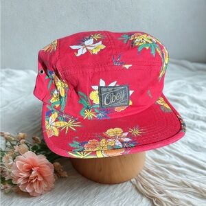 Obey — Floral 5-Panel Hat